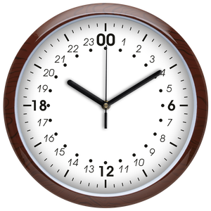 24 órás falióra, 30 cm - otthon & életmód - dekoráció - fali és függő dekoráció - falióra & óra - Meska.hu
