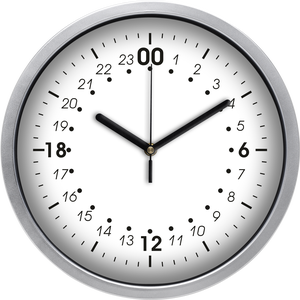 24 órás falióra, 30 cm - otthon & életmód - dekoráció - fali és függő dekoráció - falióra & óra - Meska.hu