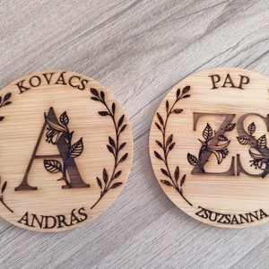 Esküvői ültető � bambusz poháralátét, Esküvő, Meghívó & Kártya, Ültetési rend, , MESKA