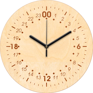 Gravírozott 24 órás falióra, Otthon & Életmód, Dekoráció, Fali és függő dekoráció, Falióra & óra, Mindenmás, MESKA