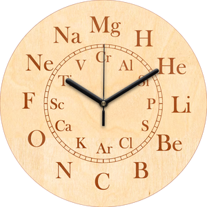 Gravírozott kémikus falióra, Otthon & Életmód, Dekoráció, Fali és függő dekoráció, Falióra & óra, Mindenmás, MESKA
