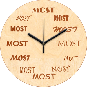 Gravírozott most falióra, Otthon & Életmód, Dekoráció, Fali és függő dekoráció, Falióra & óra, Mindenmás, MESKA