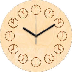 Gravírozott órás falióra, Otthon & Életmód, Dekoráció, Fali és függő dekoráció, Falióra & óra, Mindenmás, MESKA