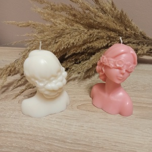 Tavaszi nő gyertya, Kellékek & szerszámok, Dekorációs kellékek, Dekorációs gyertya, Gyertya-, mécseskészítés, MESKA