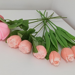 Szappan virág szál, Esküvő, Dekoráció, Asztaldísz, Szappankészítés, MESKA