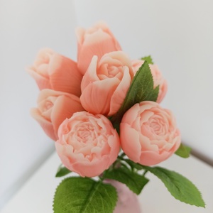 Szappan virág szál - esküvő - dekoráció - asztaldísz - Meska.hu