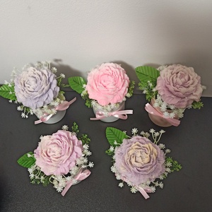 Rózsa szappan dísz - otthon & életmód - dekoráció - dísztárgy - Meska.hu