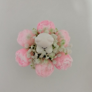 Macis bazsarózsa szappan virág dísz - otthon & életmód - dekoráció - dísztárgy - Meska.hu