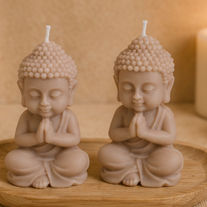 Kis Buddha gyertya - otthon & életmód - dekoráció - asztal és polc dekoráció - asztaldísz - Meska.hu