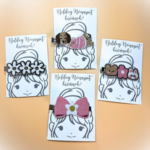 Nőnapi hajcsat ajándék lányoknak , Ruha & Divat, Hajdísz & Hajcsat, Hajcsat & Hajtű, Hímzés, MESKA