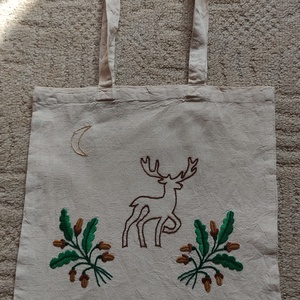 Vadász mintás vászon táska  - Meska.hu