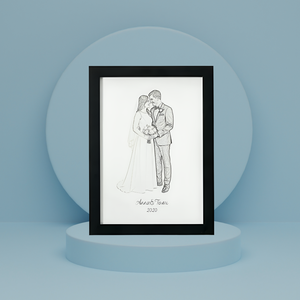 Személyre szabott sketch portré - művészet - fotográfia - portré - Meska.hu