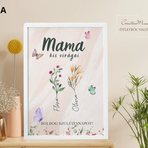 Nagymama köszöntő, Otthon & Életmód, Dekoráció, Kép & Falikép, Poszter, Fotó, grafika, rajz, illusztráció, MESKA