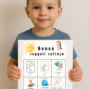Gyermek rutintábla, Játék & Sport, Készségfejlesztő és Logikai játék, Oktató játékok, Fotó, grafika, rajz, illusztráció, MESKA