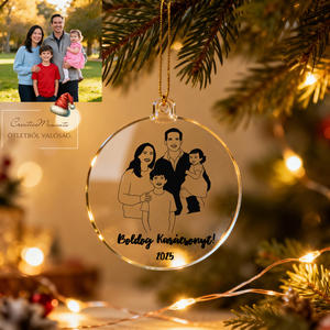 Egyedi karácsonfadísz - karácsony - karácsonyi lakásdekoráció - karácsonyfadíszek - Meska.hu