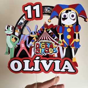 Digitális Cirkusz tortabeszúró - esküvő - dekoráció - sütidísz - Meska.hu