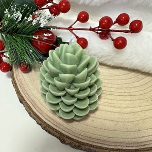 Toboz Szójaviasz Gyertya - Zöld - otthon & életmód - gyertya, illat, aroma - gyertya - Meska.hu