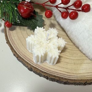 Hópehely Szójaviasz Gyertya - Fehér - otthon & életmód - gyertya, illat, aroma - gyertya - Meska.hu