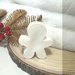 Karácsonyi Mézeskalács Gyertya - Fehér - otthon & életmód - gyertya, illat, aroma - gyertya - Meska.hu