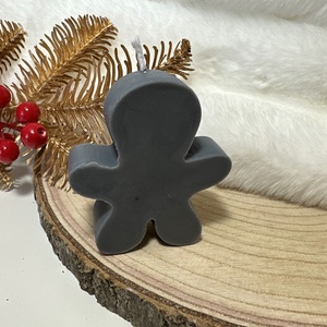 Karácsonyi Mézeskalács Gyertya - Fekete - otthon & életmód - gyertya, illat, aroma - gyertya - Meska.hu