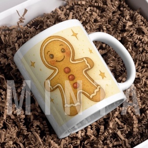 Karácsonyi bögre - Mézeskalácsos, Otthon & Életmód, Konyhafelszerelés, tálalás, Tálalás, Bögre & Csésze, Kerámia, MESKA