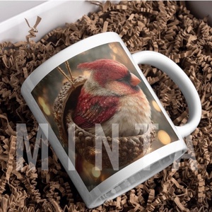 Karácsonyi bögre - Madaras, Otthon & Életmód, Konyhafelszerelés, tálalás, Tálalás, Bögre & Csésze, Kerámia, MESKA