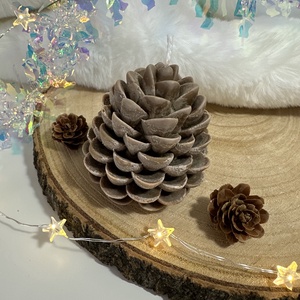 Toboz Szójaviasz Gyertya - Barna - otthon & életmód - gyertya, illat, aroma - gyertya - Meska.hu