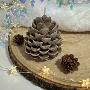 Toboz Szójaviasz Gyertya - Barna - otthon & életmód - gyertya, illat, aroma - gyertya - Meska.hu