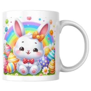 Cuki Nyuszis Húsvéti Bögre, Otthon & Életmód, Konyhafelszerelés, tálalás, Tálalás, Bögre & Csésze, , MESKA