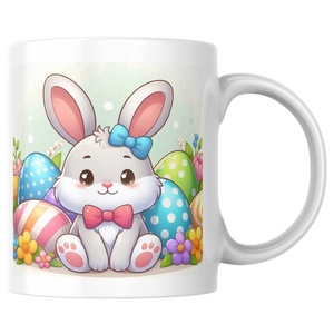 Cuki Nyuszis Húsvéti Bögre, Otthon & Életmód, Konyhafelszerelés, tálalás, Tálalás, Bögre & Csésze, , MESKA