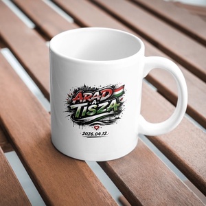 Árad a TISZA bögre dátummal - Meska.hu