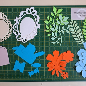 Légy Te is Kreatív - Scrapbook díszítő elemek - Sizzix géppel kivágott formák - diy (csináld magad) - egységcsomag - Meska.hu