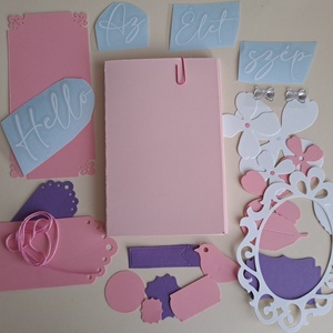 Légy Te is Kreatív - Az élet szép! - Scrapbook  alkotó csomag  - diy (csináld magad) - egységcsomag - Meska.hu