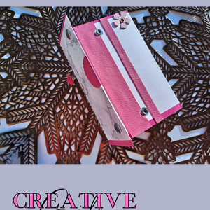 Stílusos Pink Fotó Album  Elegancia és Kreativitás - esküvő - emlék & ajándék - album & fotóalbum - Meska.hu