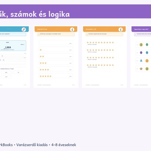 Az első iskolai gyakorlófüzetem, munkafüzetem  � Varázserdő kiadás - játék & sport - készségfejlesztő és logikai játék - oktató játékok - Meska.hu