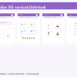 Az első iskolai gyakorlófüzetem, munkafüzetem  � Varázserdő kiadás - játék & sport - készségfejlesztő és logikai játék - oktató játékok - Meska.hu