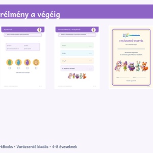 Az első iskolai gyakorlófüzetem, munkafüzetem  � Varázserdő kiadás - játék & sport - készségfejlesztő és logikai játék - oktató játékok - Meska.hu