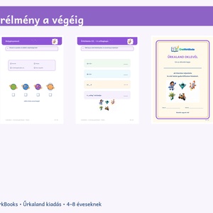 Az első iskolai gyakorlófüzetem, munkafüzetem � Űrkaland - játék & sport - készségfejlesztő és logikai játék - logikai játékok - Meska.hu