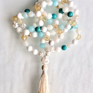 Energy 108 szemes női ásvány mala nyaklánc - ékszer - nyaklánc - bogyós nyaklánc - Meska.hu