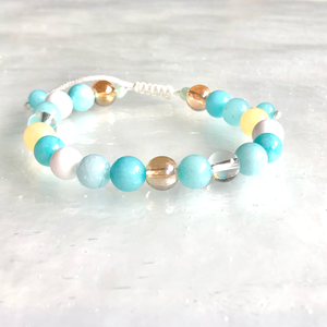 Energy női ásvány karkötő - ékszer - karkötő - gyöngyös karkötő - Meska.hu