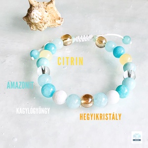Energy női ásvány karkötő - ékszer - karkötő - gyöngyös karkötő - Meska.hu