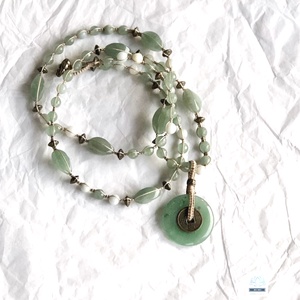 Zen női ásvány nyaklánc  - ékszer - nyaklánc - gyöngyös nyaklánc - Meska.hu