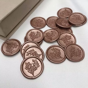 Viaszpecsét levél mintás, rose gold színű - esküvő - meghívó & kártya - esküvői pecsét, bélyegző - esküvői viasz pecsét - Meska.hu