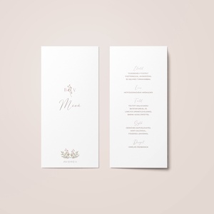 Esküvői logózott címke, Boróka - esküvő - meghívó & kártya - meghívó - Meska.hu