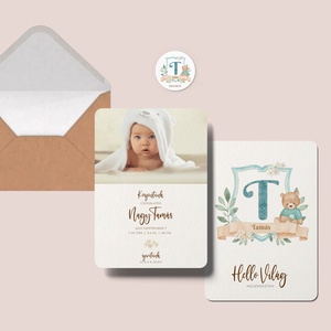 Megérkeztem babaposzter kisfiúnak, megszülettem poszter, keresztelő ajándék, újszülött ajándék babaszobába, baba címer - otthon & életmód - babaszoba, gyerekszoba - babaszoba kép - Meska.hu