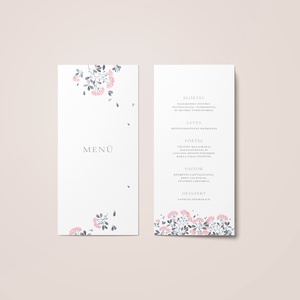 Soulmate virágos esküvői, ültetőkártya, bohó esküvő - esküvő - meghívó & kártya - ültetési rend - Meska.hu