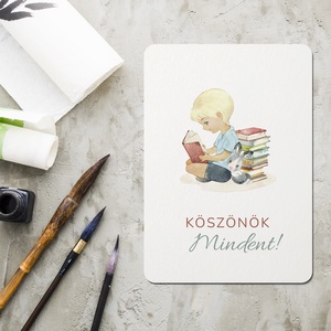 Köszönőajándék óvónéniknek, dadusoknak, ballagásra búcsúajándék, ajándékkísérő - otthon & életmód - papír, írószer - ajándékozás kellékei - képeslap, üdvözlőlap - Meska.hu