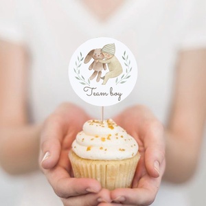 Babaváró, baba bejelentő meghívó, gender reveal party, baba nemét felfedő buli kártya - otthon & életmód - papír, írószer - ajándékozás kellékei - meghívó - Meska.hu