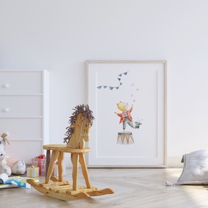 Babaszoba falikép, cirkuszi artisták poszter, egyedi névre szoló állatos kép szett, 3 db - otthon & életmód - babaszoba, gyerekszoba - babaszoba kép - Meska.hu