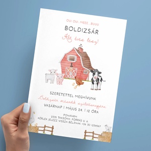 Már tudok ..., farm állatos falikép, gyerekeknek születésnapi poszter - otthon & életmód - babaszoba, gyerekszoba - babaszoba kép - Meska.hu
